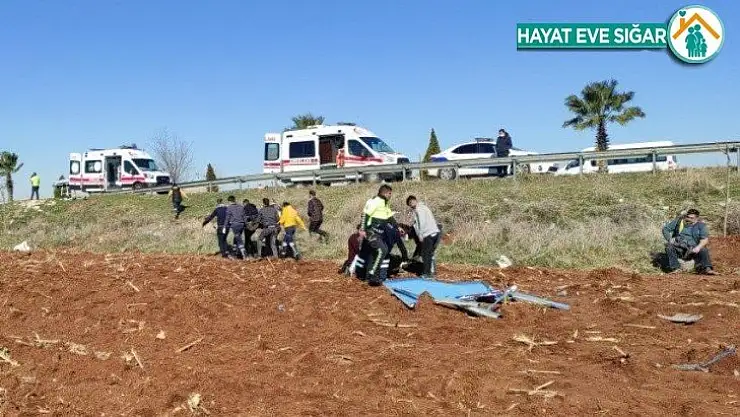 İnşaat işçileri kaza yaptı: 6 yaralı