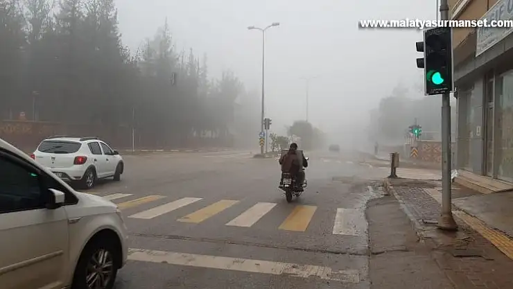 İslahiye'de yoğun sis etkili oluyor
