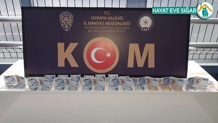 Isparta'daki sahte para operasyonunda 1 kişi tutuklandı