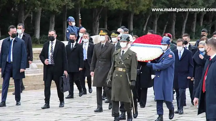 İsrail Cumhurbaşkanı Herzog'dan Anıtkabir'e ziyaret