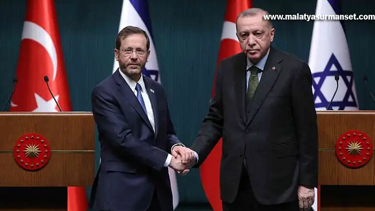 İsrail Cumhurbaşkanı Herzog'tan Cumhurbaşkanı Erdoğan'a teşekkür