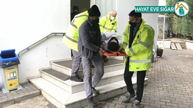 İstanbul'da gerçeği aratmayan deprem  tatbikatı havadan görüntülendi