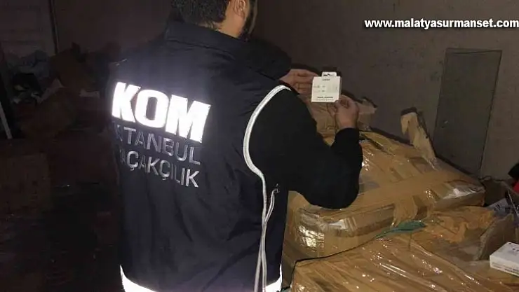 İstanbul'da kaçakçılık operasyonu: 9 gözaltı