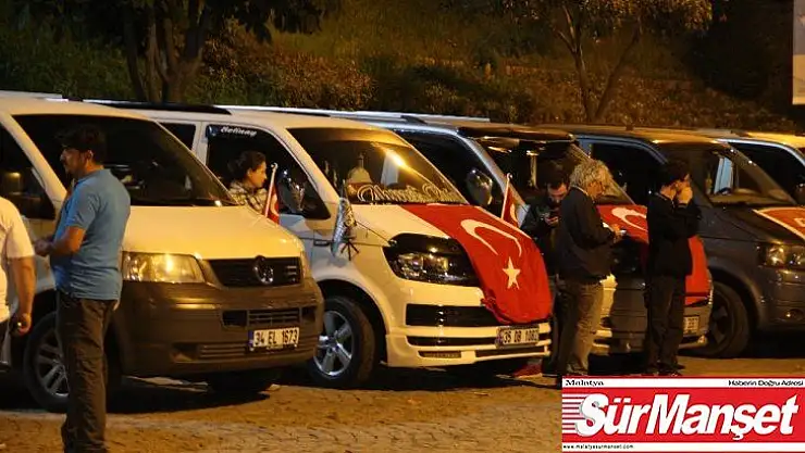 İstanbul'da Barış Pınarı Harekatı'na destek konvoyu