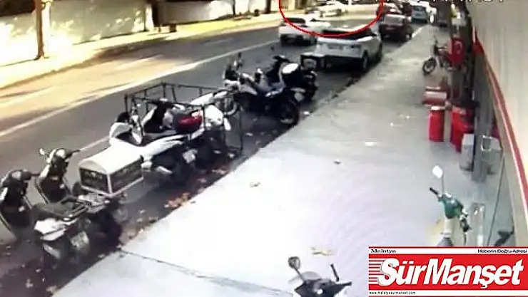 İstanbul'da feci kaza kamerada
