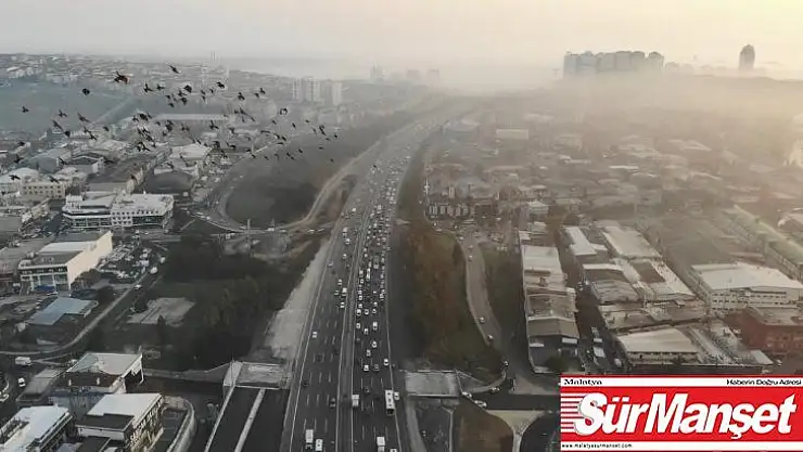 İstanbul'da sis manzaraları, havadan görüntülendi