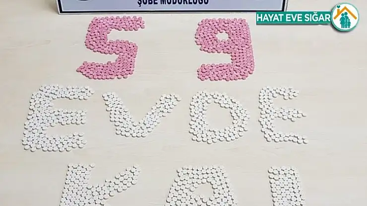 İstanbul'dan getirdikleri bin 475 uyuşturucu hapla yakalandılar: 3 gözaltı