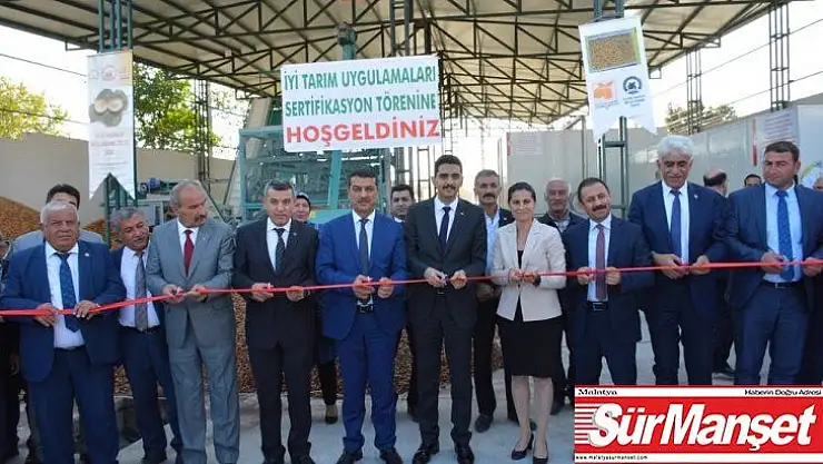 İyi Tarım Uygulamaları sertifika töreni düzenlendi