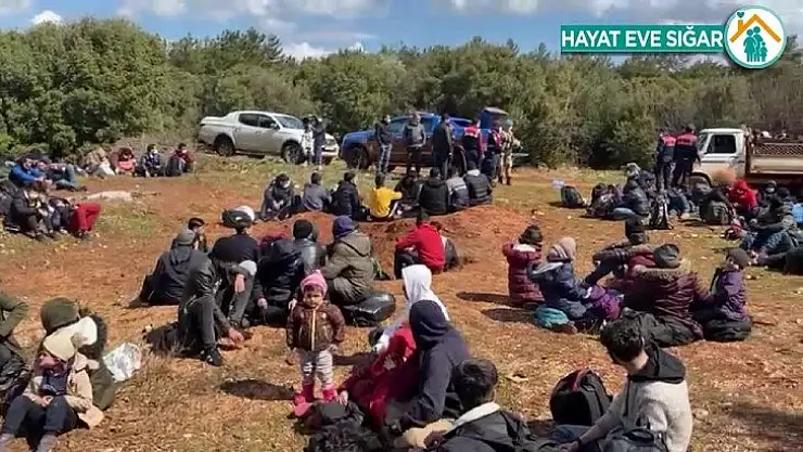 İzmir'de 204 düzensiz göçmen kurtarıldı