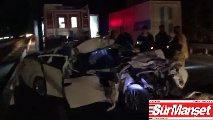 İzmir'de trafik kazası 1 ölü