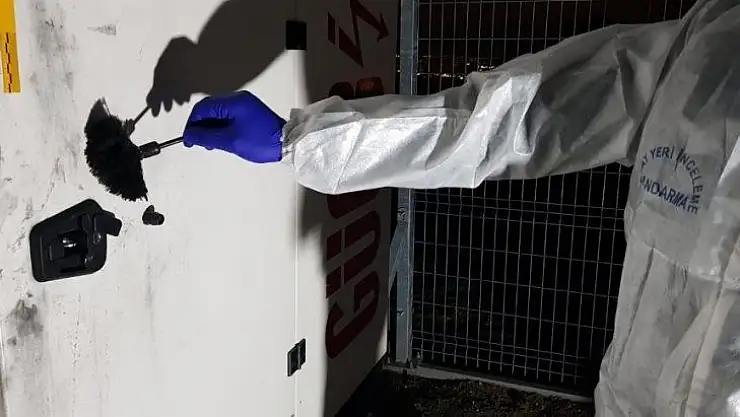 Jandarma baz istasyonundan akü çalan 2 hırsızı suçüstü yakaladı