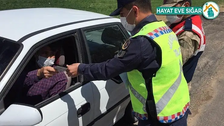 Jandarma'dan kısıtlamada sıkı kontrol