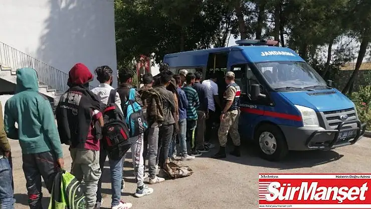 Jandarma ekiplerinden kaçak göçmen operasyonu