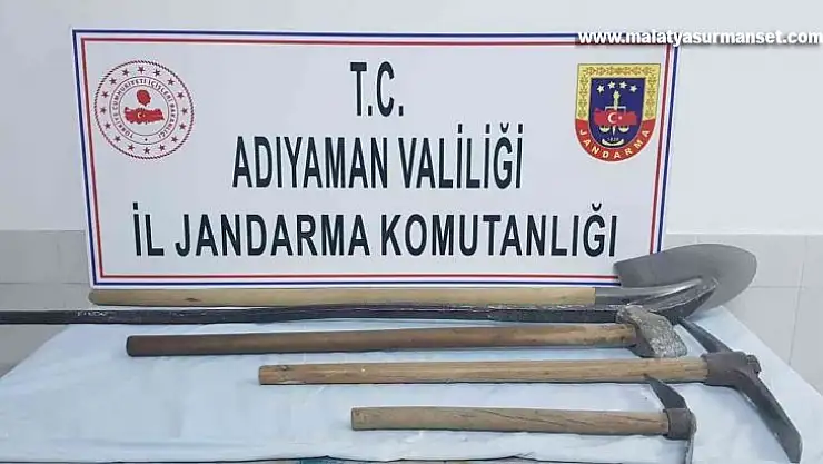 Jandarma kaçak kazı yapanlara göz açtırmadı