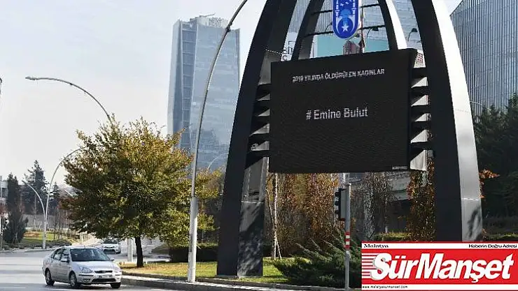 Kadına şiddete karşı başkent tek yürek