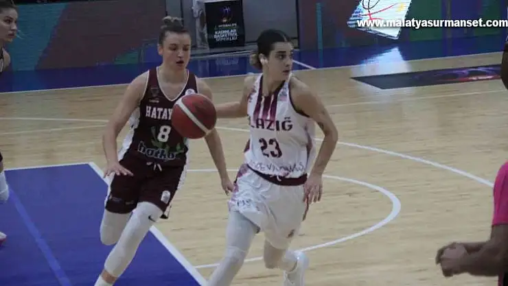 Kadınlar Basketbol Süper Ligi: Elazığ İl Özel İdare: 61 - Hatayspor: 103
