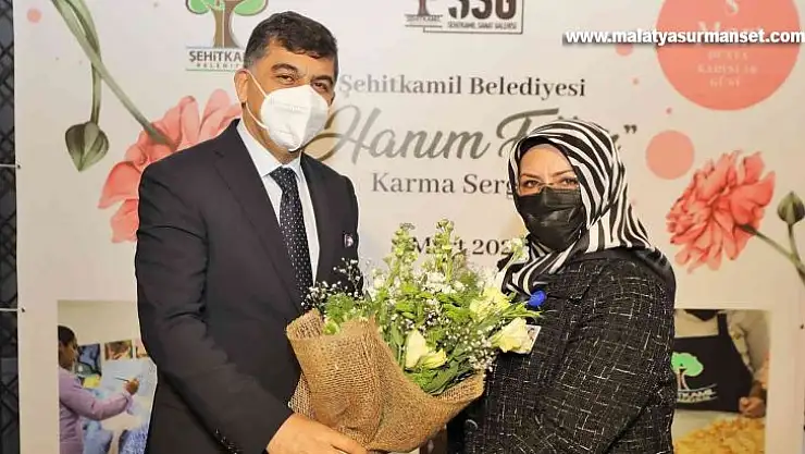 Kadınlar, ürettikleri eserleri beğeniye sundu