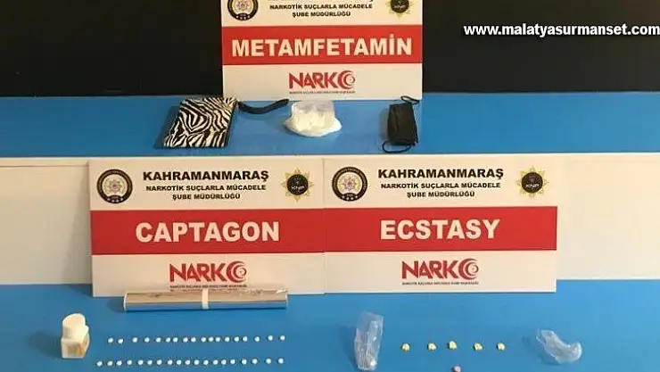 Kahramanmaraş'taki uyuşturucu operasyonunda 2 tutuklama