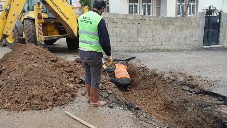 Kahta Belediyesi kış hazırlıklarına devam ediyor