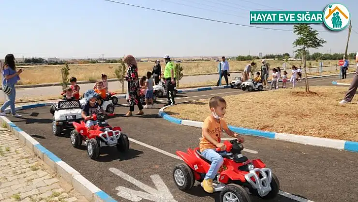 Kahta Çocuk Trafik Eğitim Parkı hizmet vermeye başladı