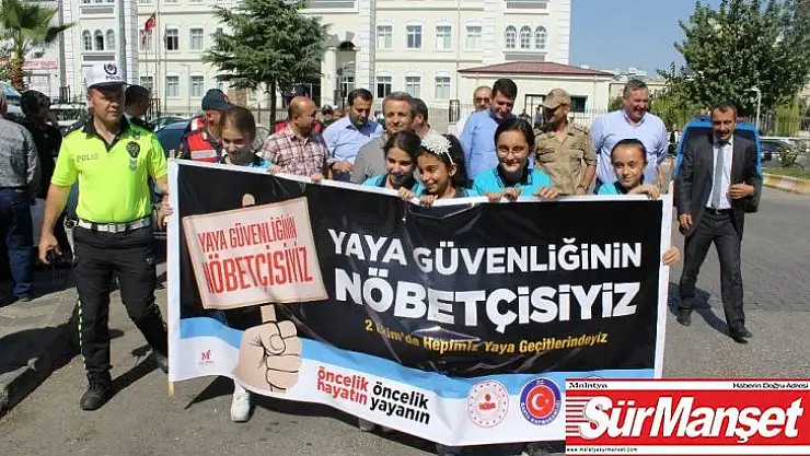Kahta'da 'Yaya güvenliğinin nöbetçisiyiz' etkinliği