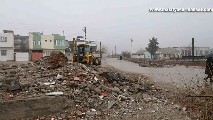 Kahta'da işgal edilen sokak yeniden ulaşıma açıldı
