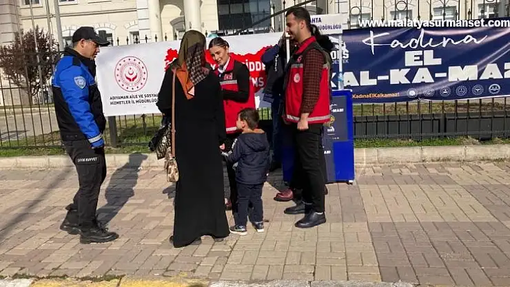 Kahta'da kadına şiddete karşı farkındalık etkinliği