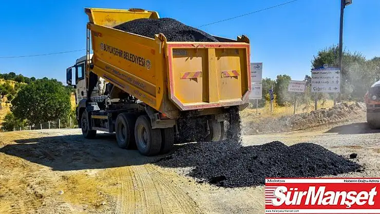 Kale' de yol açma, genişletme ve asfaltlama çalışmaları yapılıyor