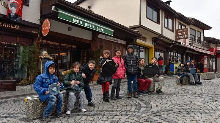 Kale'nin çocuklarından ritim grubu