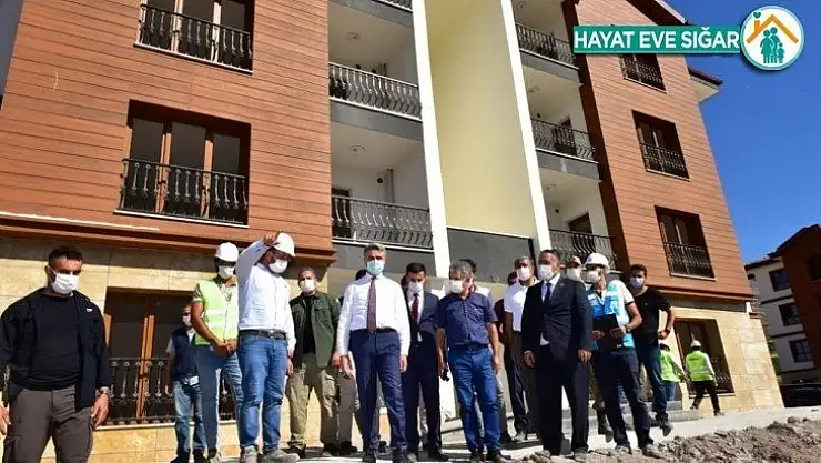 Kale ve Battalgazi'deki deprem konutları incelendi