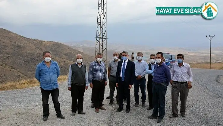 Kamıştaş'ta deprem konutları için düşünülen alanlar incelendi