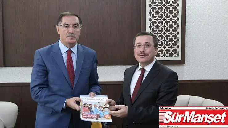 Kamu Başdenetçisi Şeref Malkoç, Rektör Kızılay'ı ziyaret etti