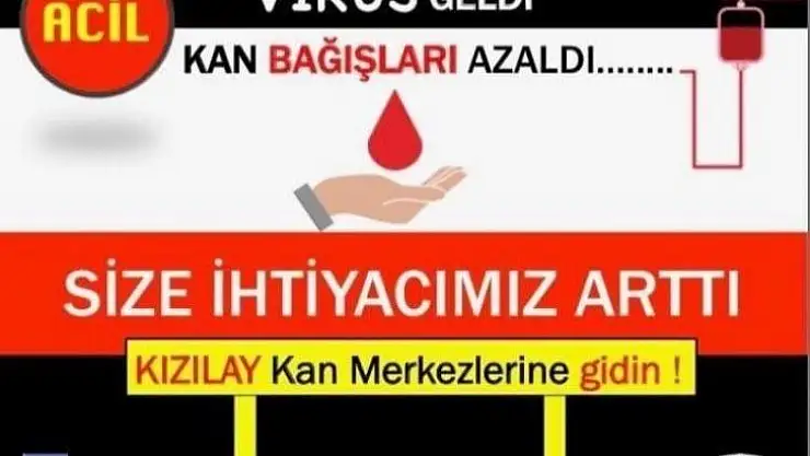 Kan bağışına çağrı