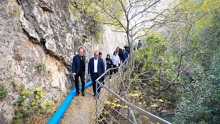 Kanyondan gelen suyla Darende'de yeni dönem başlıyor!