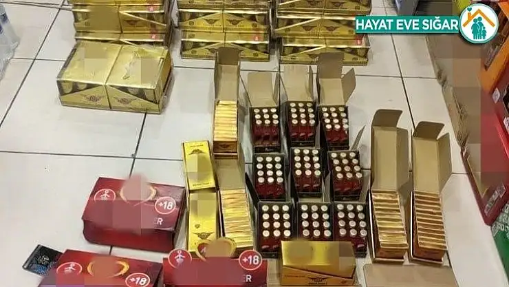 Kara listede bulunan çikolata ve içecekler ele geçirildi