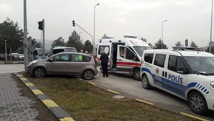 Karabük'te trafik kazası 2 yaralı
