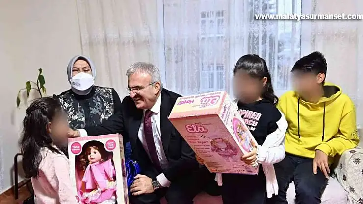 Karaloğlu ailesi yetim ailelerini ziyarete devam ediyor