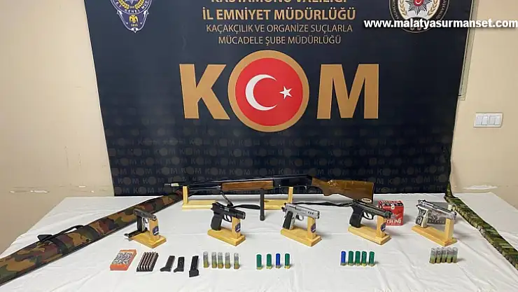 Kastamonu'daki 'Müsilaj-2 Operasyonu'nda 5 kişi yakalandı