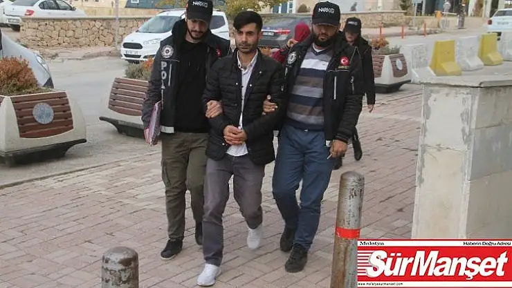 Kavurma arasına zulalanan uyuşturucuyla yakalanan şüpheli tutuklandı