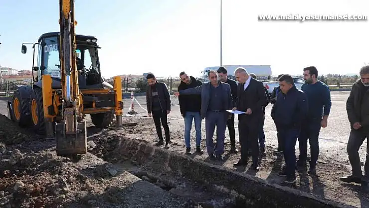 Kayapınar'da ilave yağmur suyu hattı çalışmaları başladı