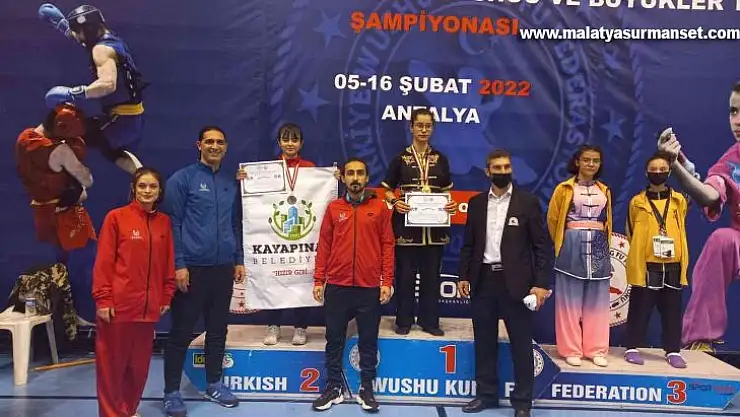 Kayapınarlı wushu sporcuları Antalya'dan ödüllerle döndü