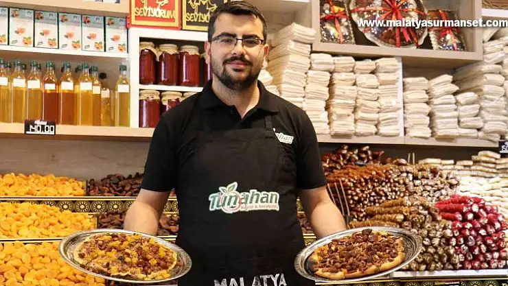 Kayısıdan pizza yaptı
