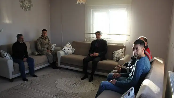 Kaymakam Çalışır'dan Gazi Özden'e ziyaret