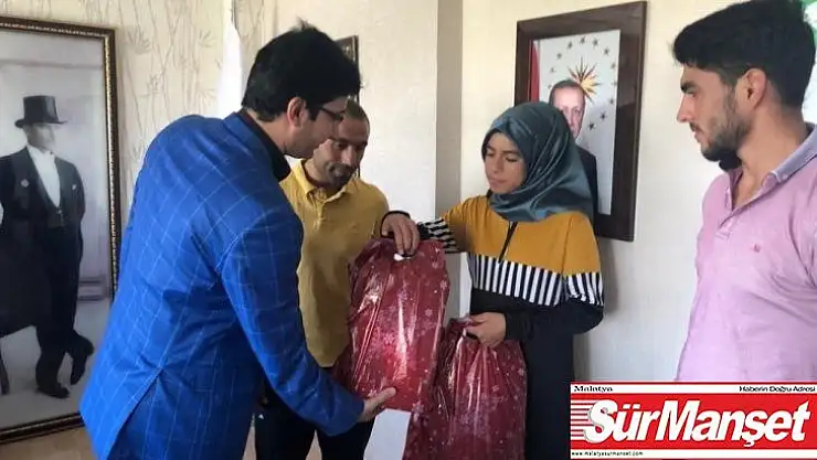 Kaymakam Kaya'dan Spor Lisesi'ni kazanan öğrenciye destek