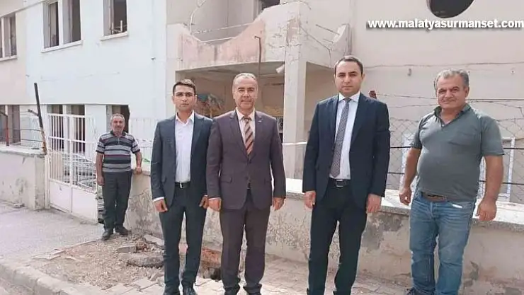 Kaymakam Partal, okul inşaatlarını inceledi