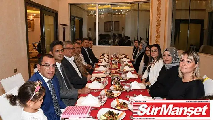 Kaymakam ve vali yardımcısına veda yemeği