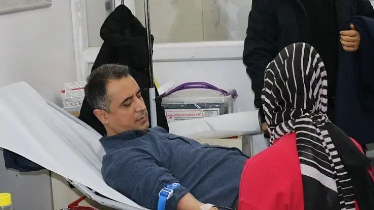 Kaymakam Yüksel, vatandaşlara sağlıklı yaşam için kan bağışı çağrısında bulundu