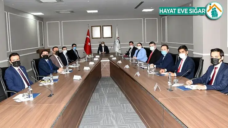 Kaymakamlar Vali Mahmut Çuhadar başkanlığında toplandı