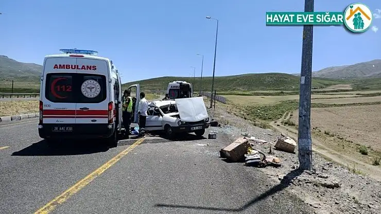 Kayseri'de trafik kazası: 1 ölü, 2 yaralı