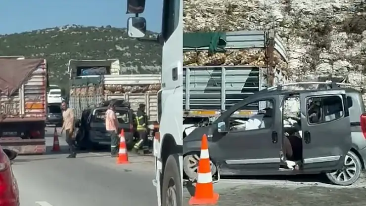 Kaza Değil Katliam Otoyolda Tıra Çarpan Araçta 5 Kişi Can Verdi